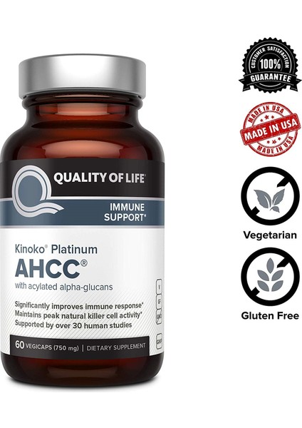 Premium Kinoko Platinum Ahcc Supplement 60 Organik Kapsül modelleri