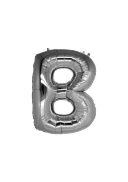 Folyo Balon Harf B Gümüş 16 Inc(40Cm) 1 Adet