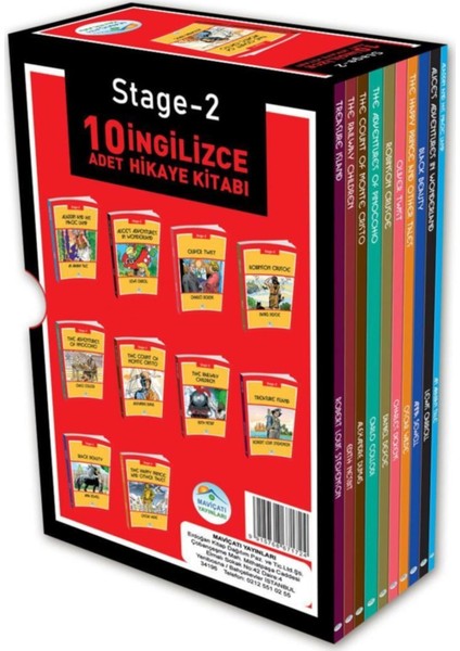Ingilizce Hikaye Seti - Stage 2 (10 Kitap Takım)