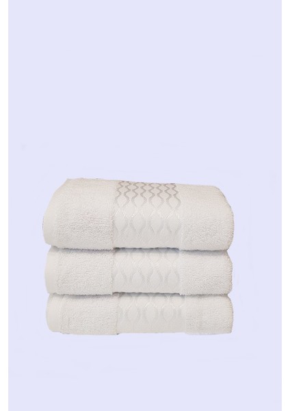 3 Adet Elissa El Yüz Havlusu Beyaz