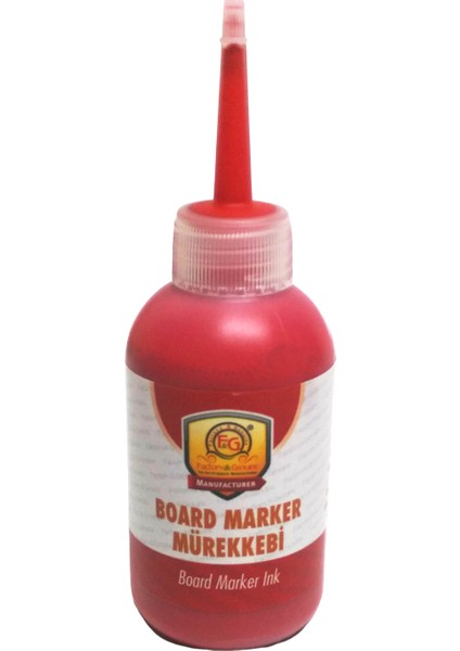 Board Marker Tahta Kalemi Mürekkebi 100 ml Kırmızı