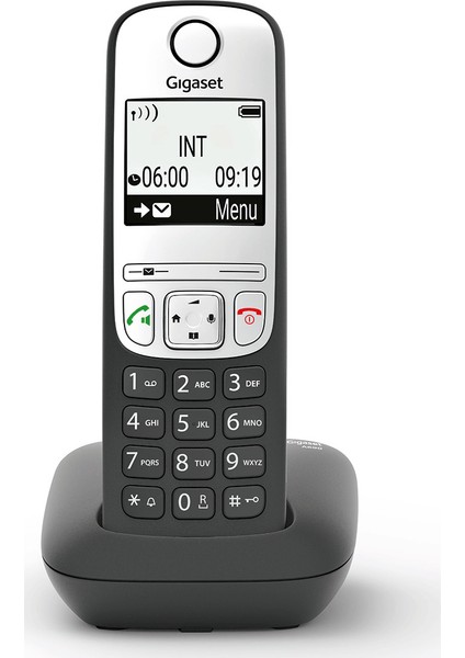 A690 Kablosuz LCD Ekranlı Telefon Siyah