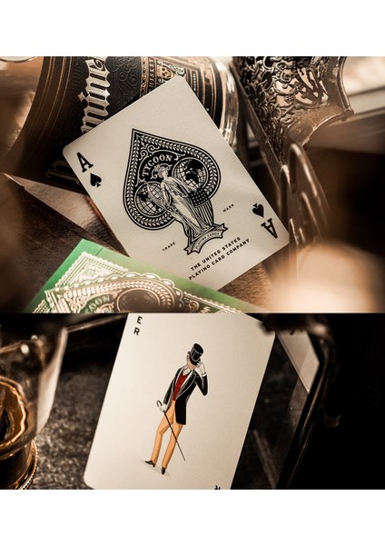 Limited Edition Green Tycoon Oyun Kağıdı İskambil Destesi fırsatları
