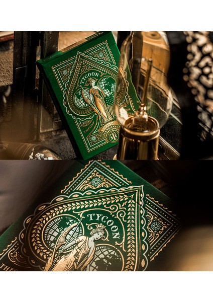 Limited Edition Green Tycoon Oyun Kağıdı İskambil Destesi indirimleri