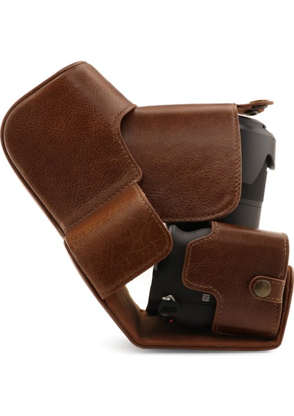 Sony Alpha A6600 (18-135mm) Gerçek Deri Kamera Çantası fiyatları