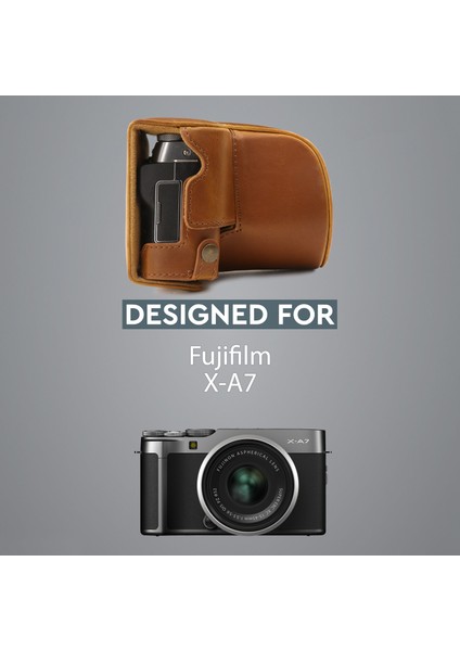 Fujifilm X-A7 Suni Deri Kamera Çantası fiyatları