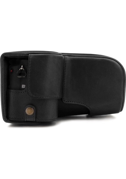 Sony Alpha A6600 (18-135mm) Suni Deri Kamera Çantası modelleri