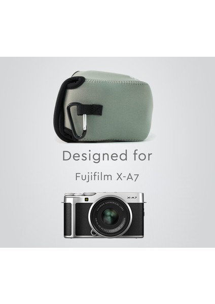 MG1775 Neopren Kamera Kılıfı Fujifilm X-A7 ile Uyumlu
