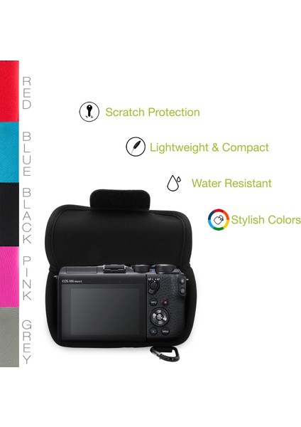 Mg 1761 Neopren Kamera Kılıfı Canon Eos M6 Mark Iı (18-150MM) ile Uyumlu fiyatları