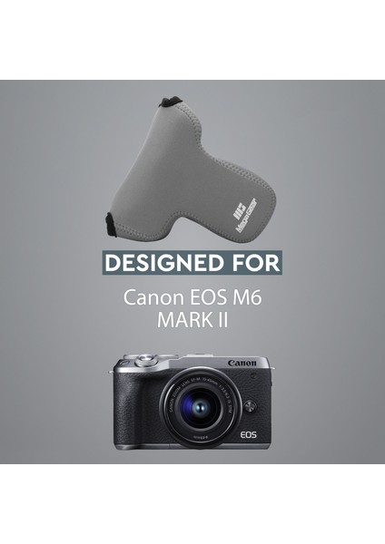 Mg 1763 Neopren Kamera Kılıfı Canon Eos M6 Mark Iı (18-150MM) ile Uyumlu fırsatları