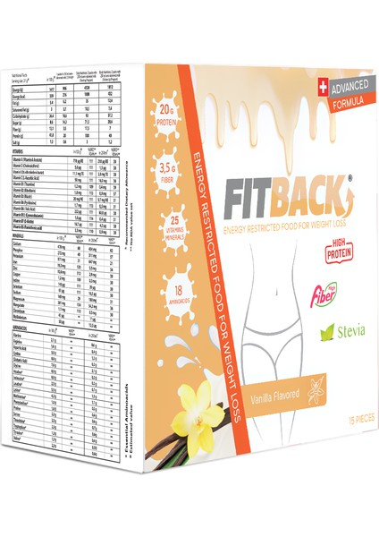 Fıtback | Vanilya Aromalı (15 Öğün)