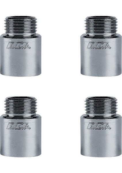 Eca 1/2 2,5cm Krom Uzatma (Musluk Uzatma) 4'lü Paket 102134016