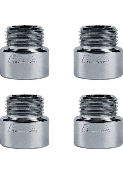 Eca 1/2 1,5cm Krom Uzatma (Musluk Uzatma) 4'lü Paket 102134014