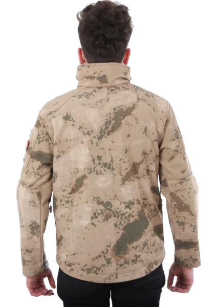 Vogel Jandarma Kamuflaj Tactical Softshell Mont