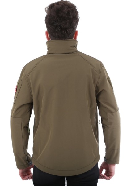 Vogel Haki Renk Tactical Softshell Mont