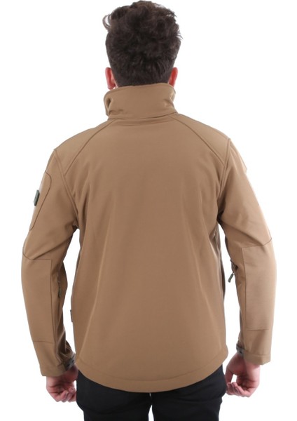 Vogel Bej Renk Tactical Softshell Mont Çöl Rengi Mont