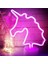 Unicorn Görselli Dekoratif Neon LED Masa ve Gece Lambası 1