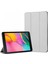 Samsung Galaxy Tab A 8'' T290 Smart Case ve Arka Kılıf Gümüş 1