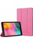 Samsung Galaxy Tab A 8'' T290 Smart Case ve Arka Kılıf Pembe 1