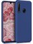 Matte Silicone Huawei Honor 20 Lite Kılıf Lacivert 2