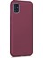Matte Silicone Samsung Galaxy A71 Kılıf Mor 1