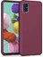 Matte Silicone Samsung Galaxy A71 Kılıf Mor 2