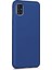 Matte Silicone Samsung Galaxy A71 Kılıf Lacivert 1