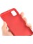 Matte Silicone Samsung Galaxy A71 Kılıf Lacivert 4