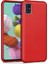 Matte Silicone Samsung Galaxy A71 Kılıf Kırmızı 2