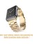 Apple Watch Uyumlu Series 3 38mm Metal Stainless Steel Kordon Gold 2