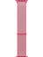 Apple Watch Uyumlu Series 5 44mm Hasırlı Kordon Woven Sport Loop Pembe 1