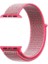 Apple Watch Uyumlu Series 5 44mm Hasırlı Kordon Woven Sport Loop Pembe 3