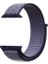 Apple Watch Uyumlu Series 4 44mm Hasırlı Kordon Woven Sport Loop Lacivert 3
