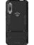 Huawei Honor 9X Global Alfa Serisi Armor Standlı Perfect Koruma Kılıf - Siyah 1