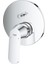 Eurosmart Cosmo. Ankastre Banyo Duş Bataryası 2 çıkışlı divertörlü- 24045000 4