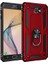 - Samsung Galaxy J7 Prime - Kılıf Yüzüklü Zırh Tank Vega Kapak - Kırmızı - T10179 1