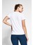 Beyaz Kadın T-Shirt 20S-2202-20B 3