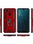 Oppo A5S Kılıf Shockproof Standlı Yüzük Tutuculu Mega Case Gri + Nano Glass Ekran Koruyucu 5