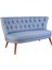 Richland Loveseat Ikili Kanape Indigo Mavi 1