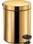Pedallı Çöp Kovası Altın 3 lt 1