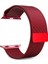 Apple Watch İçin Metal Mıknatıslı Kordon Milanese Loop Kırmızı 1