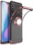 Samsung Galaxy S10 Plus Kılıf Dört Köşeli Yüzük Tutucu Standlı Kılıf 1