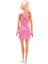 T7439 - FJF13 Pembe Elbiseli Sarı Saçlı Barbie Bebek 3