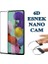 Samsung Galaxy A51 Zore 6D Esnek Nano Ekran Koruyucu Şeffaf 2
