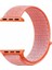 Apple Watch Uyumlu İçin 42 mm Spor Loop Dokuma Kordon Tarçın Turuncu 1