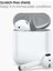 Apple AirPods 2/1 Nesil Uyumlu Kapak İçi Kir / Toz Önleyici Shine Shield Metal Silver (2 Adet) - ASD00213 3