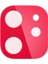 Apple iPhone 11 Kamera Lens Camı Koruyucu Full Cover Red / Kırmızı (2 Adet) - AGL00511 5