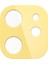 Apple iPhone 11 Kamera Lens Camı Koruyucu Full Cover Yellow / Sarı (2 Adet) - AGL00509 5