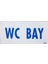 Dek FL 1783 Wc Bay Uyarı Levhası 12,5 x 25 cm 1