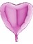 Grabo Kalp Folyo Balon 18" 46 cm Fuşya 1